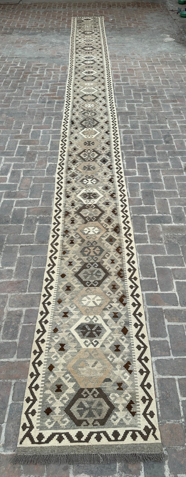 3x32 ft Handwoven Long Afghan Khudrange Oriental Entryway Tribal Wool Area Rug gallery