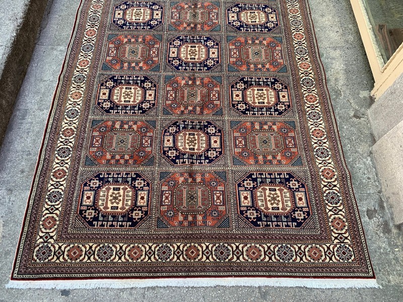 4'11'' X 7'2'' Vintage Natural Color Village Rug Handmade Rug.SKU:K1720 gallery