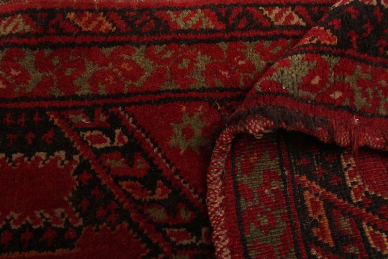 Vintage Hand-knotted Runner Rug 1'3" x 5'5" Traditional Oriental Wool Carpet gallery