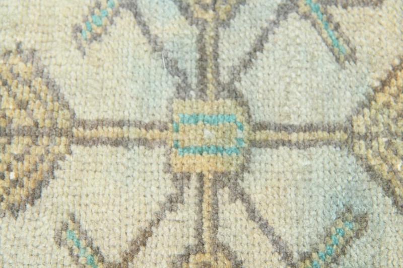 Turkish Door Mat Small Rug 2x3 Hand-Knotted Vintage Oushak Mini Rug Carpet,878 gallery