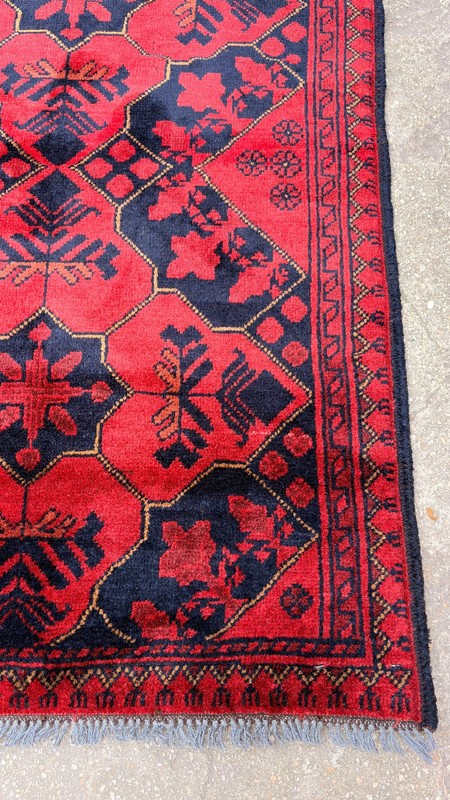 2'6'' X 4' Vintage Carpet Natural Village Rug Handmade Rug.SKU:A1734 gallery