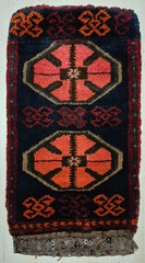 Antique Rug Pillow, Hand Woven Small Carpet, Wool Rug, Home Decor, Anatolian