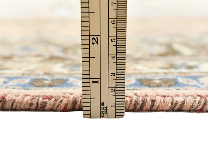 Hand-Knotted Muted Floral Semi-Antique Oriental Rug Traditional Design 6X9'5 ft gallery