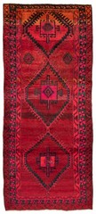 Vintage 4’7″ x 11’2″ Traditional Hand Knotted Vegetable Dye Wool Area Rug