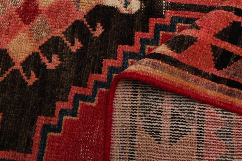 Vintage 3'9" x 6'8" Traditional Hand Knotted Vegetable Dye Wool Area Rug gallery