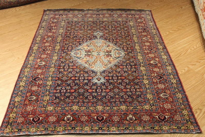 6'2" X 4'7" Late 19th Century Handmade Bidjar rug, Tribal authentic Natural Wool gallery