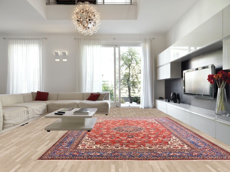 Traditional Antique Large Area Rug 11x16 Ft Handmade Vegetable Dye Wool Carpet gallery