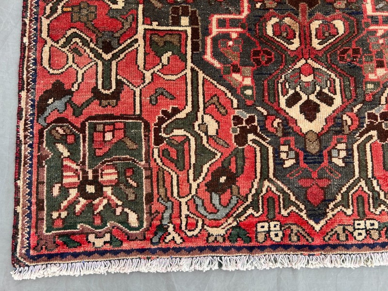 Vintage Caucasian Tribal Handmade Traditional Medallion Runner Rug 3'9 x 8'2 Ft gallery