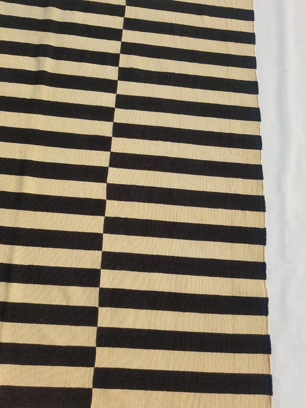 Vintage Traditional Handcrafted Striped Rug for Home Décor 230x167 cm gallery