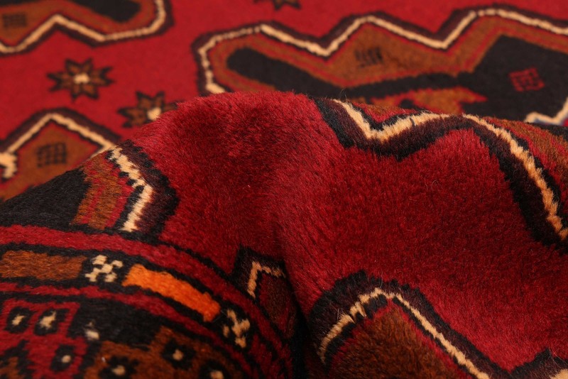 Vintage 3'7" x 6'7" Traditional Hand Knotted Vegetable Dye Wool Area Rug gallery