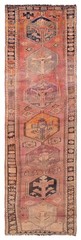 3’11” x 12’5″ Vintage Hand-knotted Runner Rug Traditional Oriental Wool Carpet