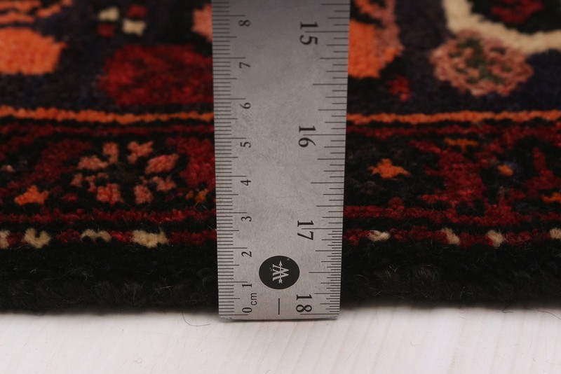 Vintage Hand-Knotted Area Rug 4'3" x 7'0" Traditional Oriental Wool Carpet gallery