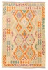 Vintage Hand Woven Area Rug 4'0" x 5'9" Traditional Wool Oriental Carpet gallery
