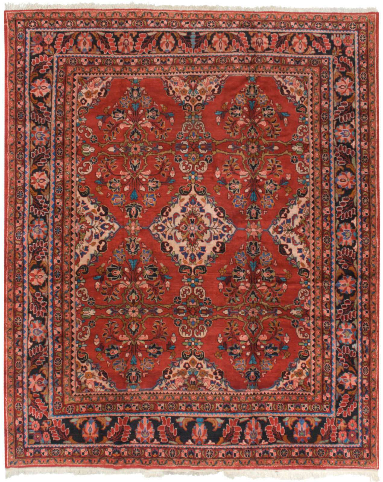 Traditional Oriental Rug Lilihan MINT & VINTAGE red Carpet 22968 gallery