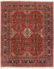 Traditional Oriental Rug Lilihan MINT & VINTAGE red Carpet 22968