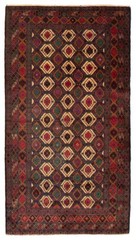 Vintage 3’7″ x 6’4″ Traditional Hand Knotted Vegetable Dye Wool Area Rug