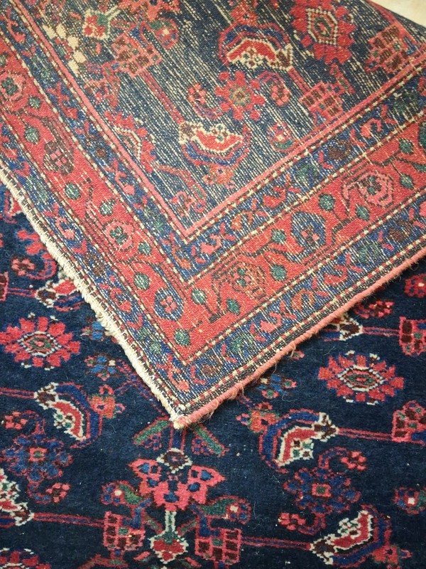 Vintage Hamadan Runner, 3' X 10 ', Good Condition gallery