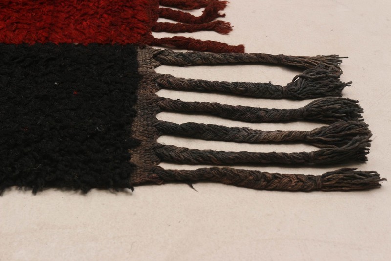 3'5" x 11'2" Vintage Hand-knotted Runner Rug Traditional Oriental Wool Carpet gallery