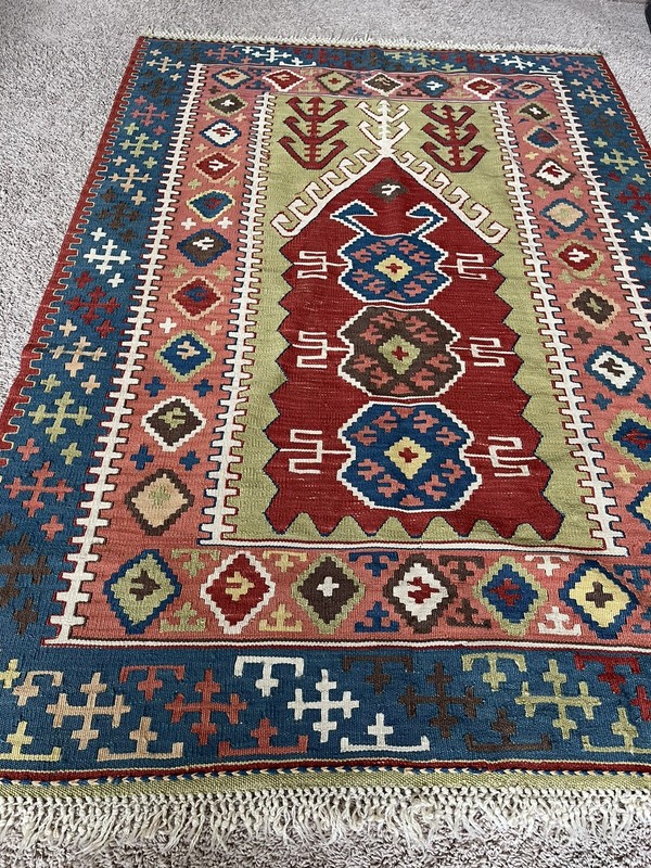Vintage Kilim Rug from Turkiye 48 x 180 inch gallery