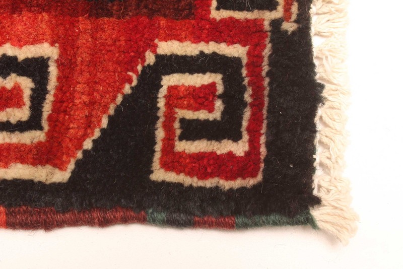 Vintage Hand-Knotted Carpet 6'8" x 5'11" Traditional Oriental Wool Area Rug gallery