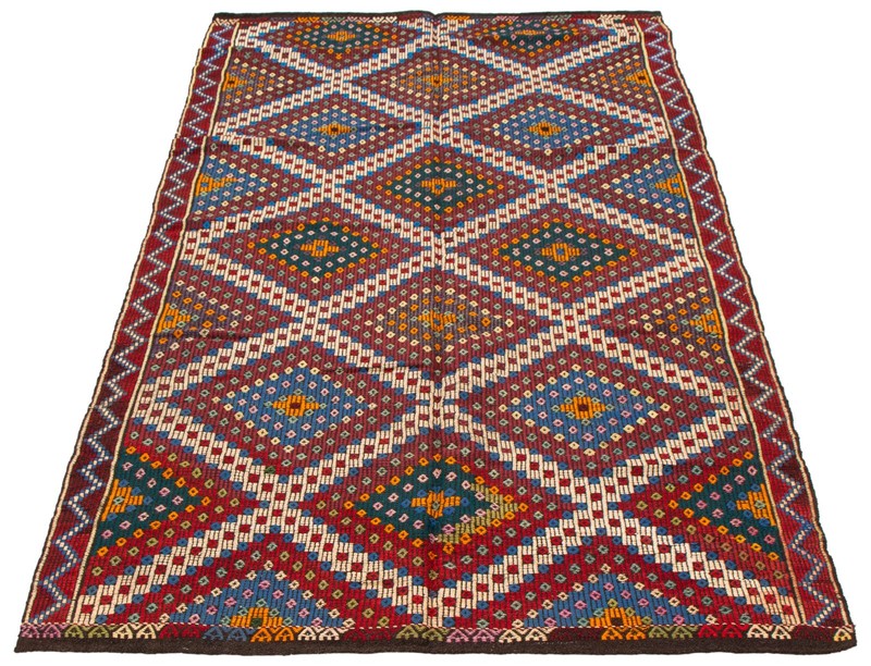 Vintage Hand Woven Area Rug 5'8" x 9'11" Traditional Wool Oriental Carpet gallery