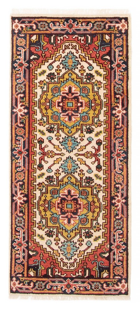 Vintage Hand-Knotted Area Rug 2'6" x 5'9" Traditional Oriental Wool Carpet