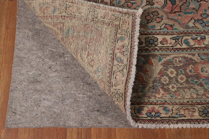 Brown Medallion Area Rug 8x11 Handmade Wool Traditional Vintage for Living Room gallery
