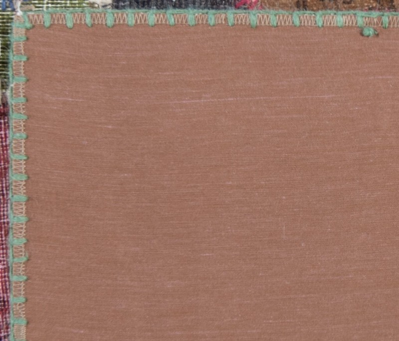 Patchwork 213x151 cm Hand Knotted Vintage Oriental Rug Rectangular gallery