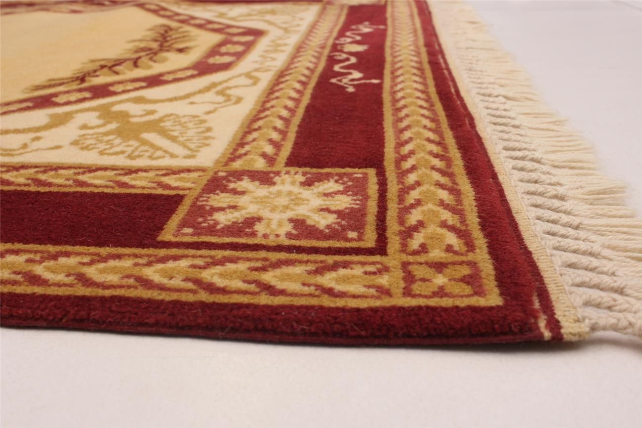 Vintage 4'0" x 6'2" Traditional Hand Knotted Vegetable Dye Wool Area Rug gallery