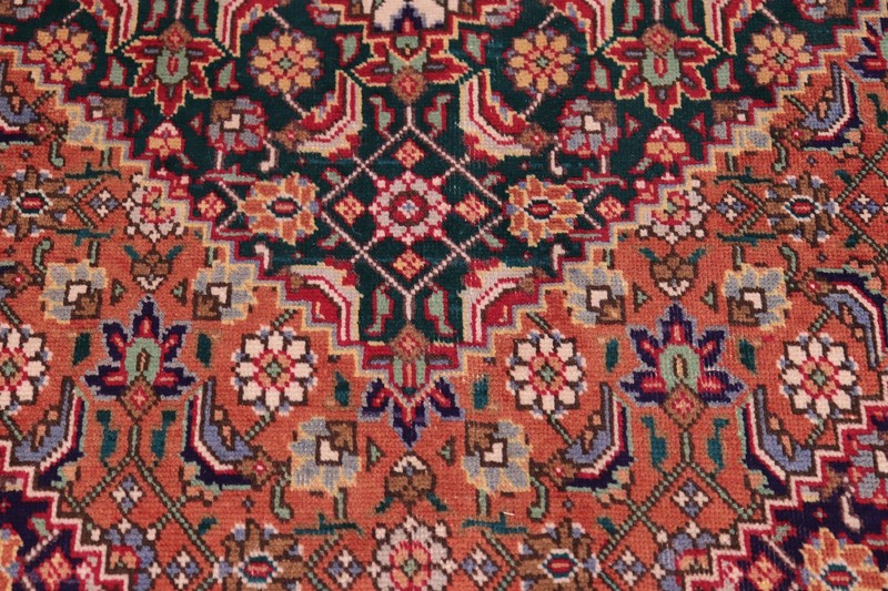 Exceptional Hand-Knotted Wool Area Rug - Stepped Diamond Medallion 10'0" x 12'7 gallery