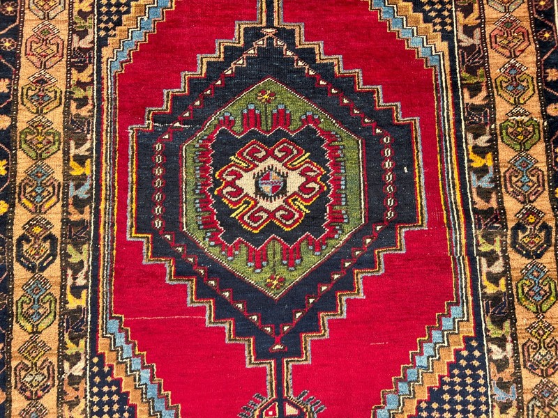 COLLECOTRS ITEM 6 X 4 ft Vintage Beautiful Tribal Kazak Caucasian Carpet gallery