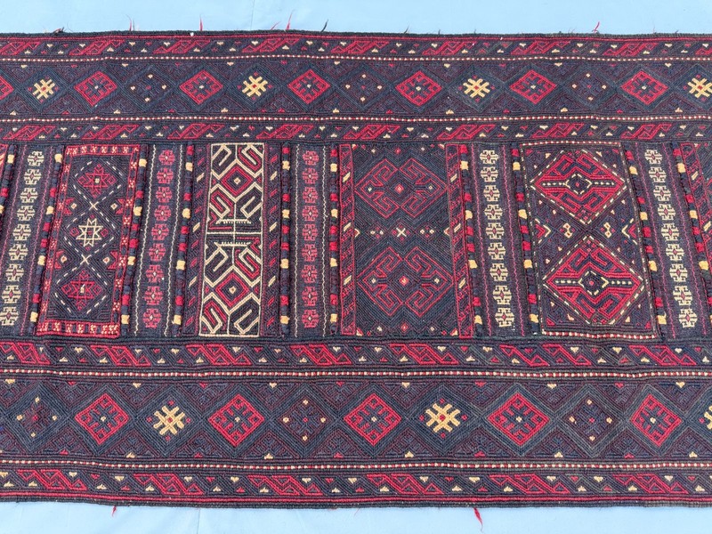 Fine Hand Woven Afghan Runner Rug 3x11 Vintage Persian Style Long Hallway Carpet gallery
