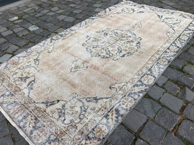 Handmade Rug Turkish Area Rug Vintage Rug Oushak Rug Antique Rug Bohemian Rug gallery