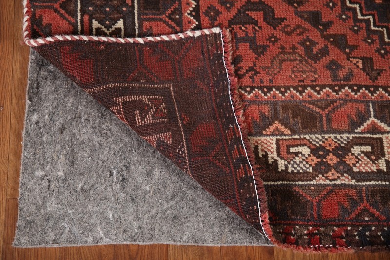 Vintage Rug 4x7 ft.Oriental Qashqai Hand-Knotted Wool Low Pile Living Room Rug gallery