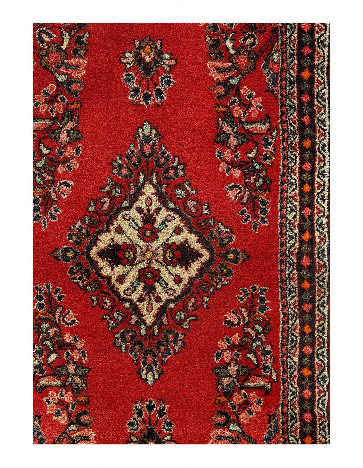 Rust Antique Hand-Knotted Wool Rug 2'3"X 4'4' gallery