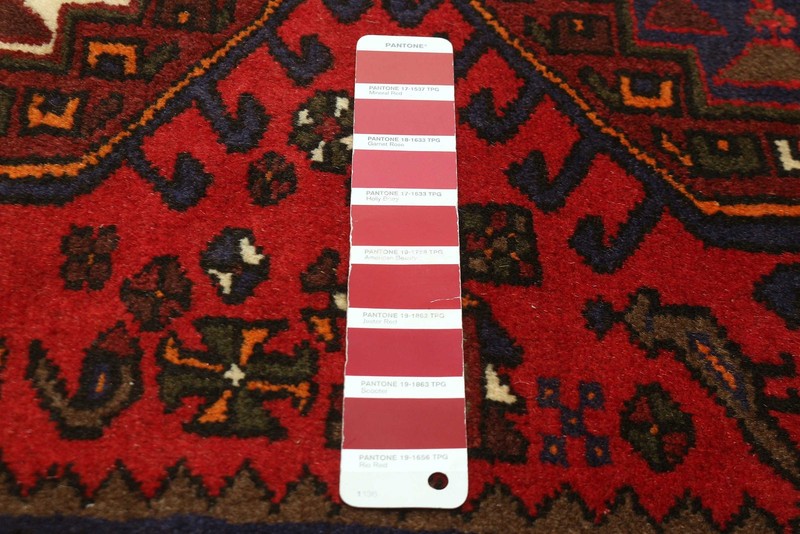 Vintage 3'4" x 4'6" Traditional Hand Knotted Vegetable Dye Wool Area Rug gallery