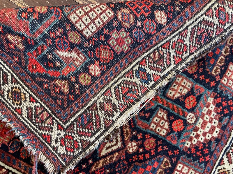 Antique Handmade Azerbaijan Rug/ Bag, 22" x 24" #17545 gallery
