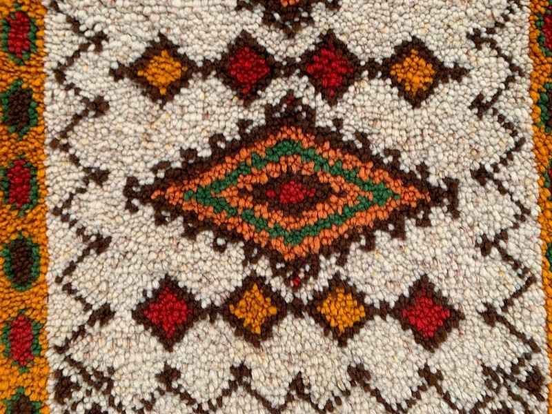 Vintage Mid-Century Scandinavian: Long-Pile Rya Shags, Traditional Rug (2x4 ft.) gallery