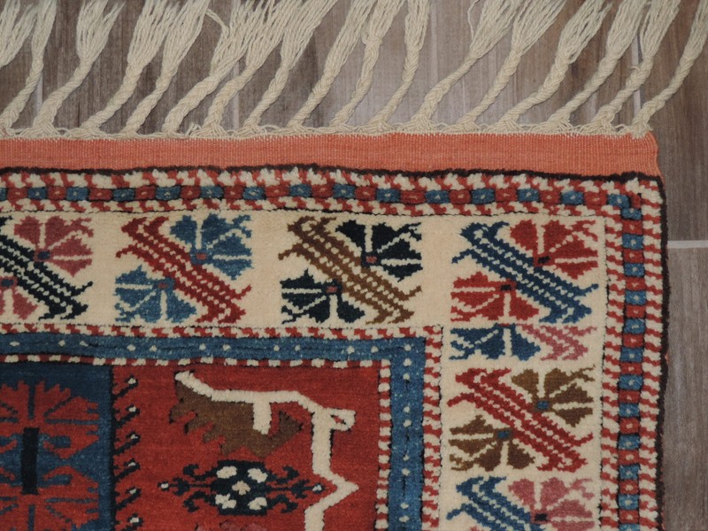 3x5ft. Handmade Turkish Melas Caucasian Wool Rug gallery