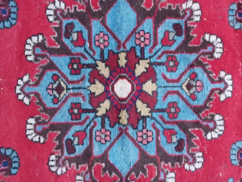 Small Traditional Area Carpets Wool Handmade Oriental Rug 77X122 CM / 2'5"X4' FT gallery