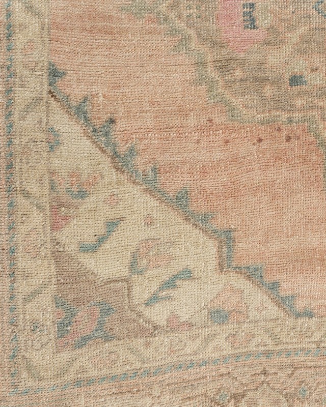 Vintage Turkish Oushak Runner Rug 5'3 X 10'11 E25089 gallery