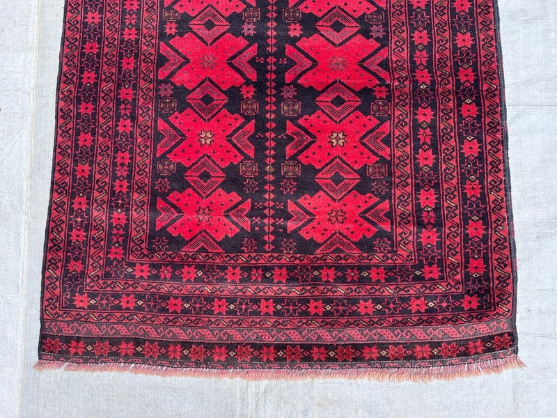 Vintage Nomad Maldari Tribal Natural Vegetable Dye Tribal Adreskan Prayer Carpet gallery