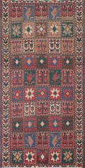 Vintage Tribal Traditional Wool Bakhtiari Hand-knotted Rug Area Carpet 5×9