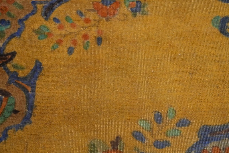 Distressed Traditional Wool Vintage Area Rug 7x10 ft Hand-knotted Orange Carpet gallery