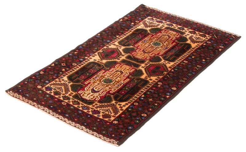 Vintage Hand-Knotted Area Rug 2'8" x 4'9" Traditional Oriental Wool Carpet gallery