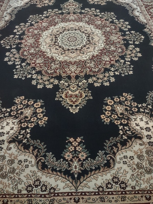 Karastan Rug 7'7" x 5'4" Wool Machine Made Rug *Read Description* Free Shipping gallery