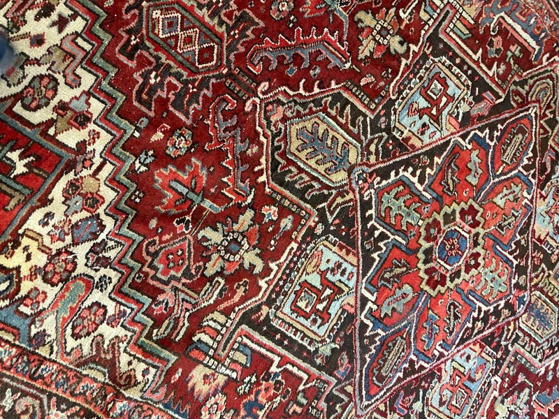Hand Knotted Wool Herizz Rug 8.5x10.8 ft. #1374a gallery