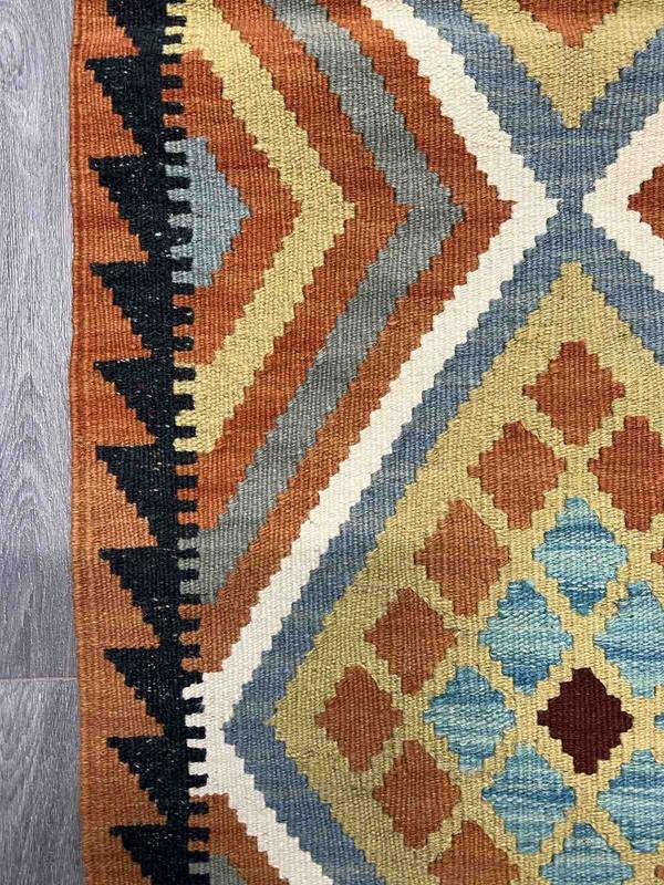 Vintage Kilim Traditional Hand Made Oriental Wool Kilim 5ftx3.2ft 147cmx102cm gallery