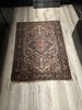 Antique Hand Knotted Oriental Wool Rug 59”x40” gallery