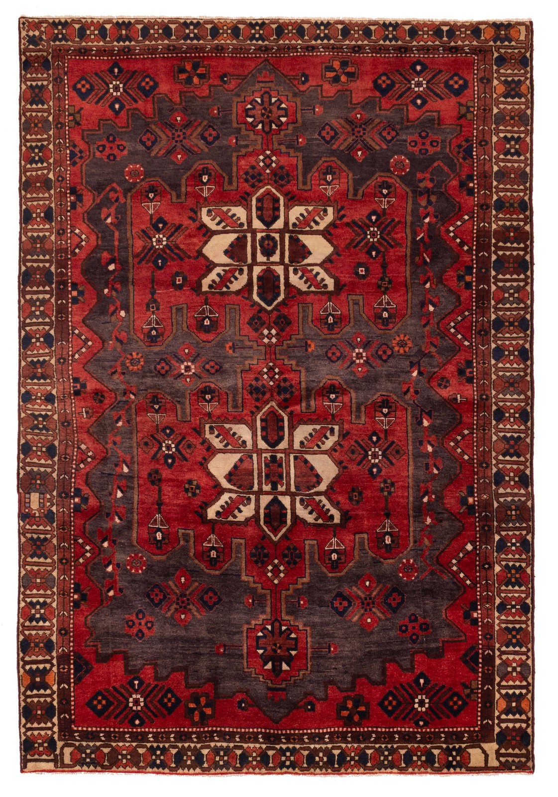 Traditional Vintage Hand-Knotted Area Rug 6'9" x 9'10" Oriental Wool Carpet gallery